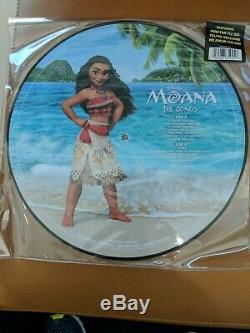 D23 2019 Disney Moana The Songs Soundtrack Art Vinyl Signed By Auli'i Cravalho