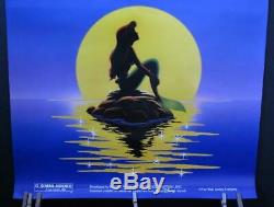 DISNEY Little Mermaid 1989 ORIGINAL Advance Movie Poster Double sided MINT
