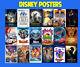 Disney Movie Poster Lot. 37 Full-size Authentic Theater Posters Nm-mint