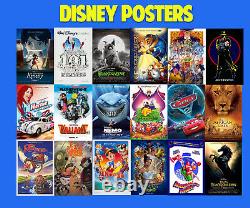 DISNEY MOVIE POSTER Lot. 37 Full-Size Authentic Theater Posters NM-MINT