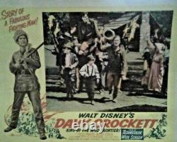Davy Crockett King of Wild Frontier Movie (8 Lobby Card Set) 1955, Disney