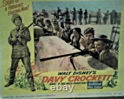 Davy Crockett King of Wild Frontier Movie (8 Lobby Card Set) 1955, Disney