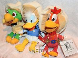 Disney 3 caballeros, Donald, Panchito & Jose Carioca Bean bags 9
