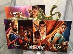 Disney Aladdin 2019 Live Action Movie Magic Genie Lamp METAL & Free Items RARE