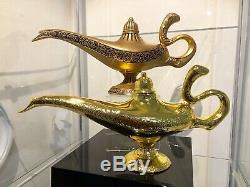 Disney Aladdin 2019 Live Action Movie Magic Genie Lamp METAL & Free Items RARE
