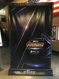 Disney Avengers and Incredibles 8x5 ft. Genuine Vinyl Movie Banner Poster Mint