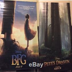 Disney BFG & Pete's Dragon 8ftx5ft Movie Theater Vinyl 2 Sided Authentic Regal