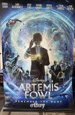 Disney Black Widow / Artemis Fowl 8ft X5ft Vinyl Movie Theater Banner Poster