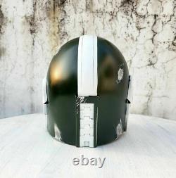 Disney Custom Boba Fett Mandalorian Steel Rare Helmet LARP Costume Fight Mask