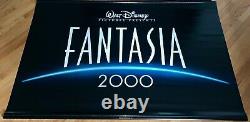 Disney FANTASIA 2000 Rare Org. Lobby Banner Mickey Mouse SORCERER'S APPRENTICE