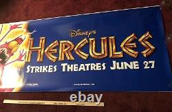 Disney Hercules movie poster A Giant 68 x 30 advance vinyl Banner
