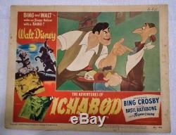 Disney Ichabod and Mr. Toad Original Release Lobby Card listing