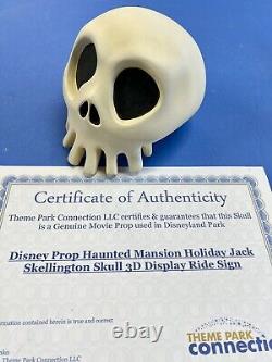 Disney Jack Skellington Haunted Mansion Prop Skull Nightmare Before Christmas Vi