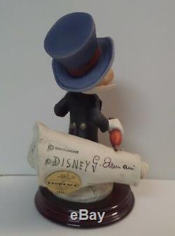 Disney Jiminy Cricket Giuseppe Armani SIGNED Figurine Italy 0379-C 9 tall COA