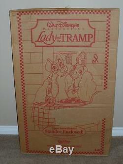 Disney Lady and the Tramp Standee Cardboard Cutout Video Store P. O. P Promo 1999