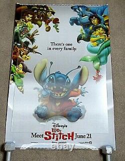 Disney Lilo and Stitch 3D Lenticular Original Movie Poster 27 x 40