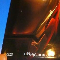 Disney Marvel Original Iron Man 2008 DS Rolled Advance 1Sheet Movie Poster 27x40