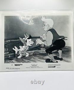 Disney PINOCCHIO DONKEY BOY & GEPPETTO VINTAGE PHOTO 1940 Cartoon Picture RARE