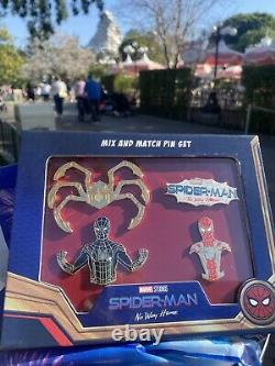 Disney Parks 2022 Spiderman No Way Home Pin Set Brand New Limited Edition /4800