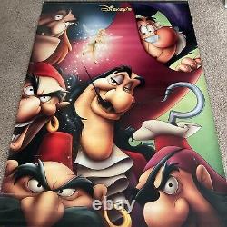 Disney Peter Pan 2002 Banner Movie Theater Return To Neverland RARE Double Sided