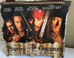 Disney Pirates Of The Caribbean Cardboard Cut Out Display Standee Advertisement