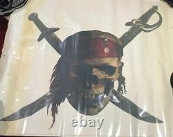 Disney Pirates Of The Caribbean Window Cling Movie Theater Advertisement RARE