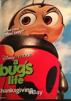 Disney Pixar A Bugs Life Huge Vinyl Movie Theatre Banner Poster 2 Sided (#2)