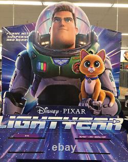 Disney Pixar Buzz Lightyear Movie Store Sign Poster Promo Display HEADER! HUGE