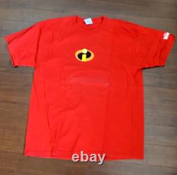 Disney Pixar Incredibles Movie Vintage XL X-Large Movie Tee T-Shirt 2004