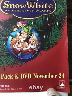 Disney Snow White Santa Buddies 2009 Movie Poster One Sheet 27x40 Double Sided
