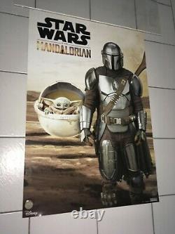 Disney Star Wars The Mandalorian 2020 Ext Rare Mint Teaser Ds Os Movie Poster
