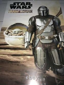 Disney Star Wars The Mandalorian 2020 Ext Rare Mint Teaser Ds Os Movie Poster