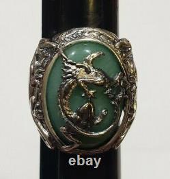 Disney Sterling Silver Pirates Of The Caribbean Jack Sparrow Eastern Dragon Ring