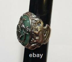 Disney Sterling Silver Pirates Of The Caribbean Jack Sparrow Eastern Dragon Ring
