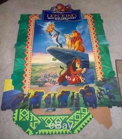 Disney THE LION KING Movie Standee (Rare, Display) Vintage 1995 New in Box 5