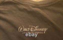 Disney Tangled Animation Crew Marketing Publicity T-Shirt Double Sided Rare