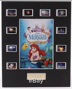 Disney The Little Mermaid Framed Original 10 Film Cells WithCert. Presentation SP