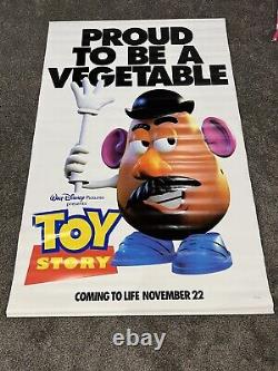 Disney Toy Story Large (70x50) Double Sided Vinyl Promotional Banner from 1995