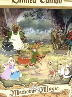 Disney Trading Pins Medieval Magic Robin Hood Set Limited Edition 1000 New