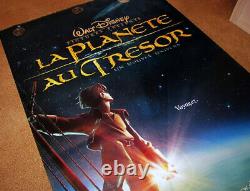 Disney Treasure Planet Movie Poster 47 x 63 La Planete au Tresor 2002 STYLE A