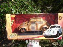 Disney movie VW Beetle HERBIE Fully Loaded junkyard race car Johnny Lightning 53