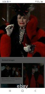 Disney's 102 Dalmatians Glenn Close For Cruella De Vil Movie Wardrobe Worn