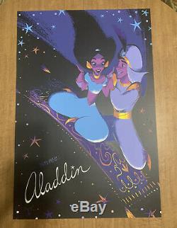 Disney's ALADDIN Limited Edition of 200 SIGNED Cyclops Print Works Brittney Lee