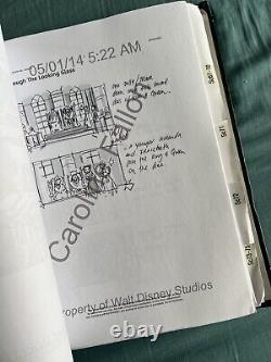 Disney's Alice Through The Looking Glass Production Storyboard Binder Prop