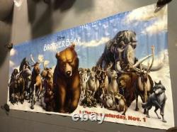 Disney's Brother Bear 2 Sided Vinyl Movie Banner HUGE! 119x49 Inches Poster G5