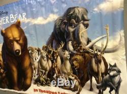 Disney's Brother Bear 2 Sided Vinyl Movie Banner HUGE! 119x49 Inches Poster G5