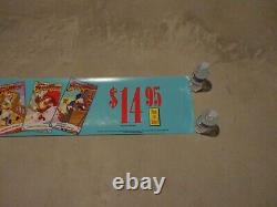 Disney's DuckTales Now On Video VHS Promo Store Display Banner Poster RARE