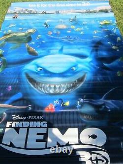 Disney's FINDING NEMO & WRECK IT RALPH 2012 Original 5X8' DS Movie Vinyl Banner