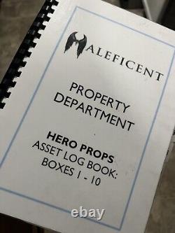Disney's Maleficent Hero Prop Log Book VERY RARE