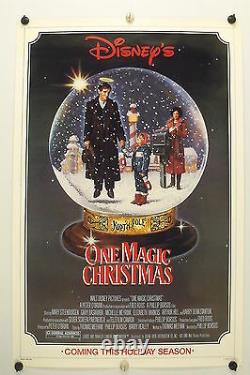 Disney's ONE MAGIC CHRISTMAS Mary Steenburgen Original 1 Sh 1985 Rolled SS C9